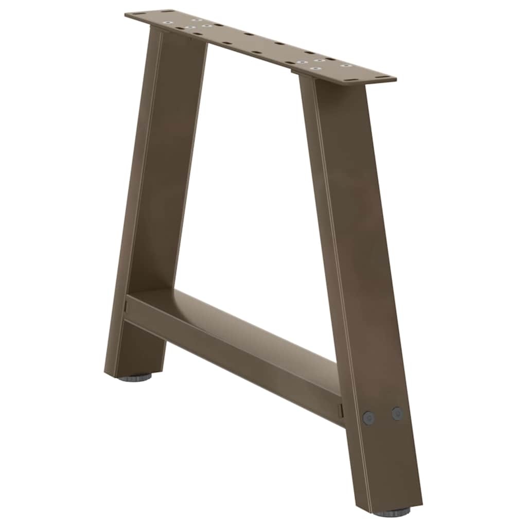 Couchtischbeine A-Form 2 Stk. 30x(30-31) cm Stahl