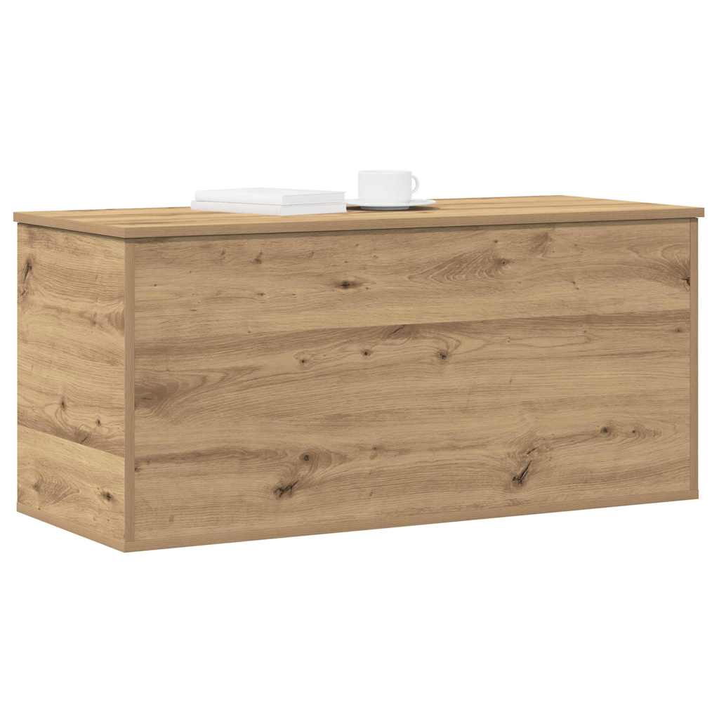 Aufbewahrungstruhe Weiß 84x42x46 cm Holzwerkstoff