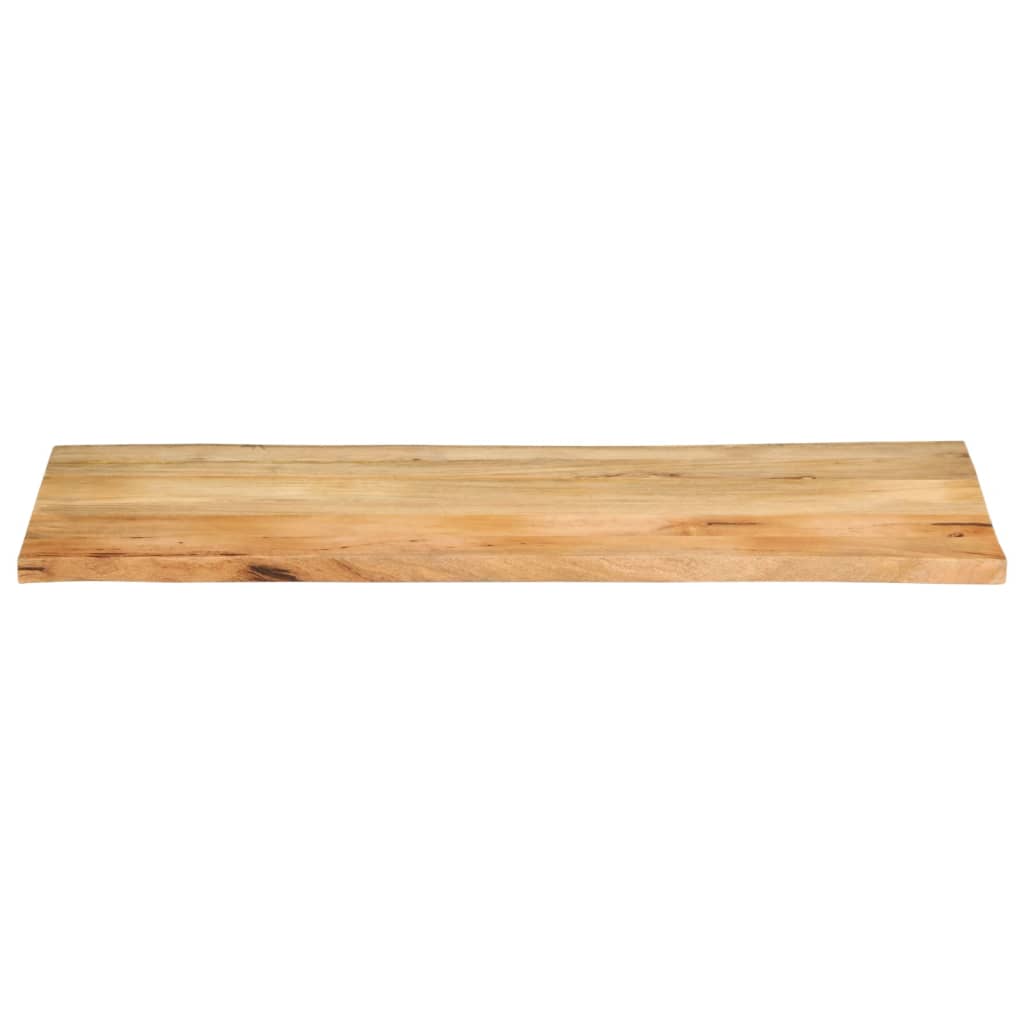 Tischplatte 40x40x2,5 cm Rechteckig Massivholz Akazie Baumkante