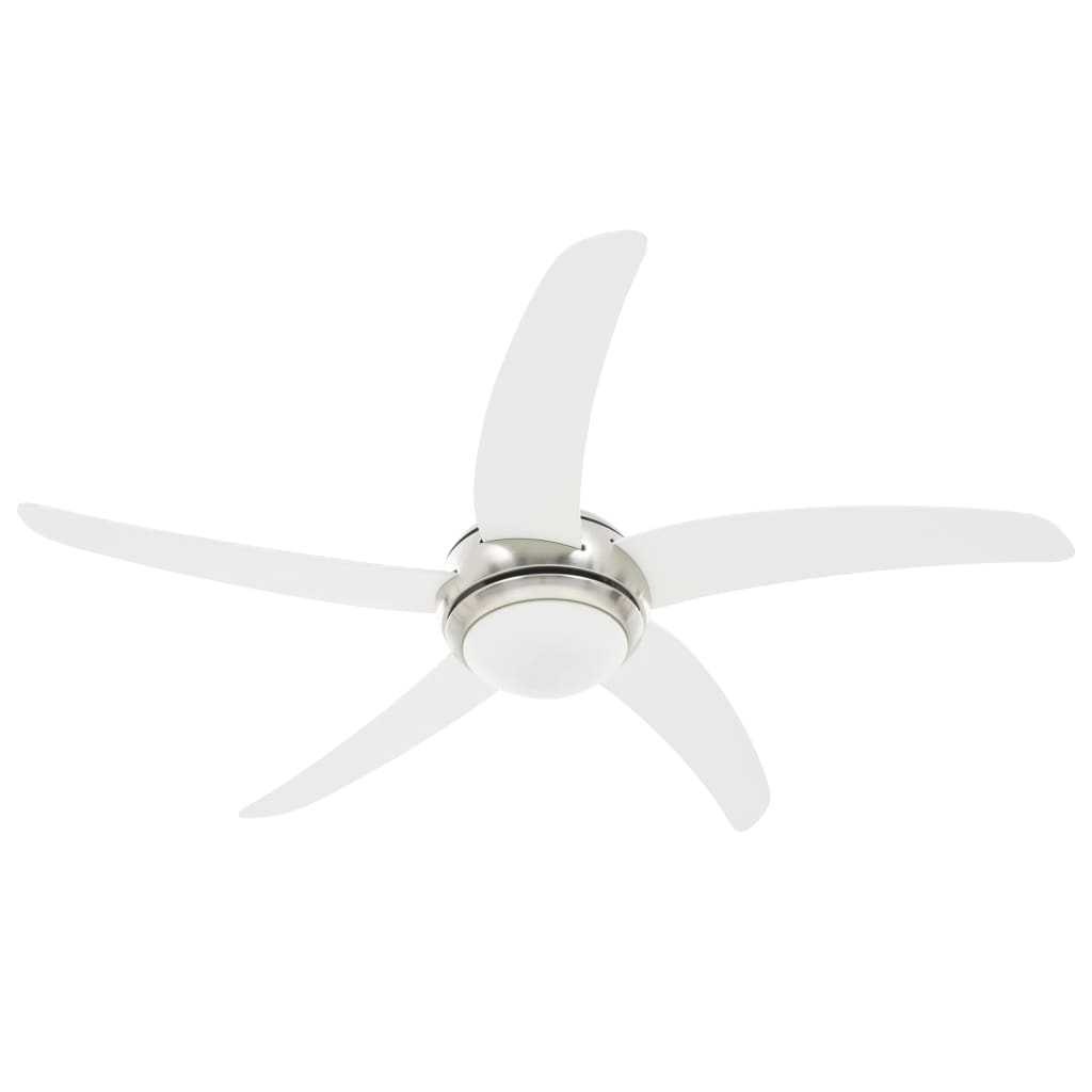 Deckenventilator mit Licht und Fernbedienung Ø 130 cm Weiß