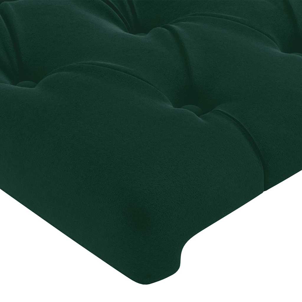 Kopfteil Hellgrau 80x7x118/128 cm Samt