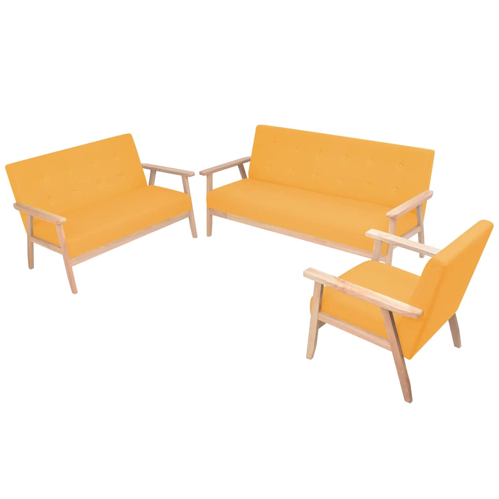 2-Sitzer-Sofa Stoff Hellgrau