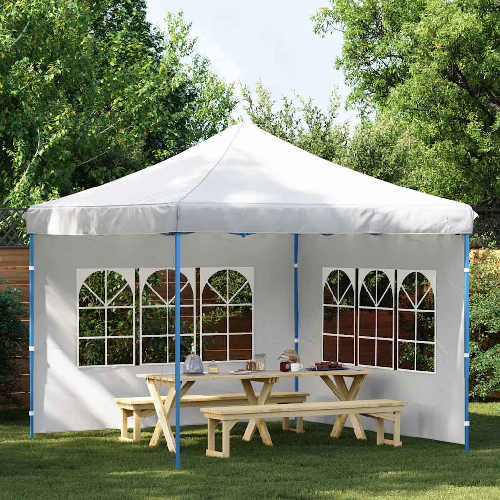 Party Zelt Seitenteil 2 pcs 300 x 195 cm Rot PE und Stahl