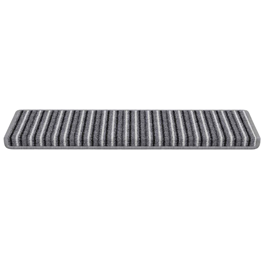 Selbstklebende Treppenschoner 15 pcs Anthrazit 65 x 21 x 4 cm