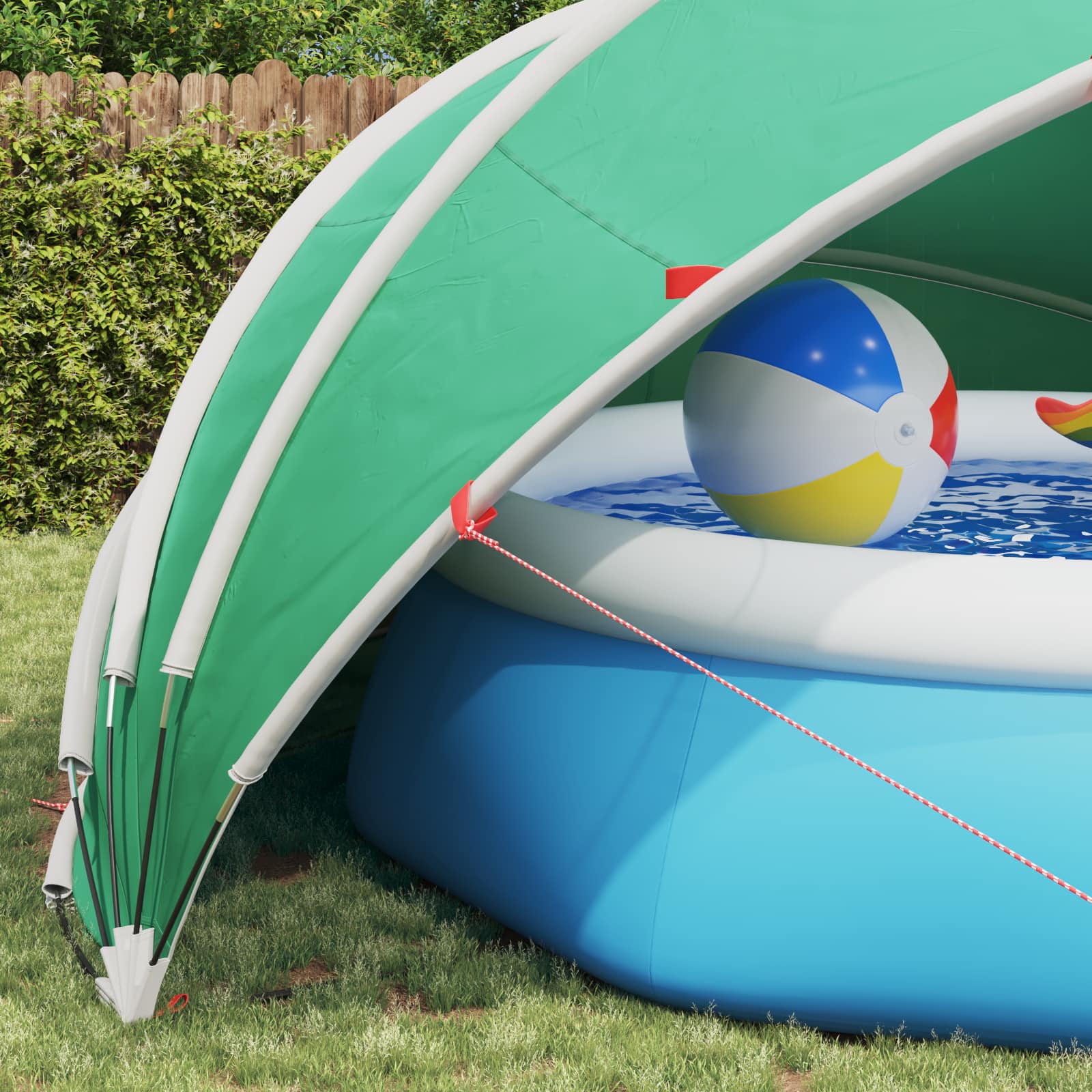 Pool-Dome 336 x 322 x 160 cm 185T Polyester mit PU-Beschichtung