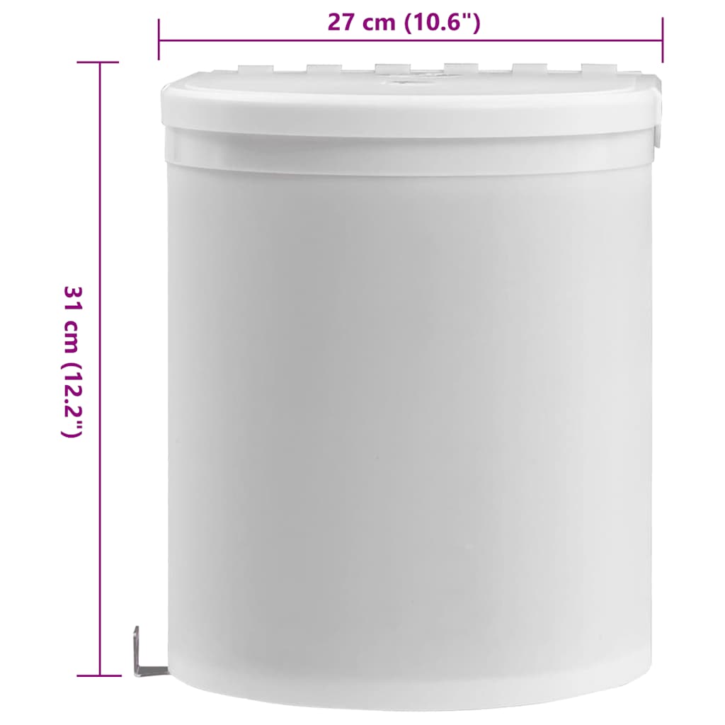 Küchen-Einbau-Mülleimer Edelstahl 8 L