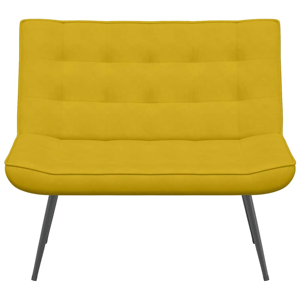 Sitzbank Hellgrau 110x74x84 cm Samt