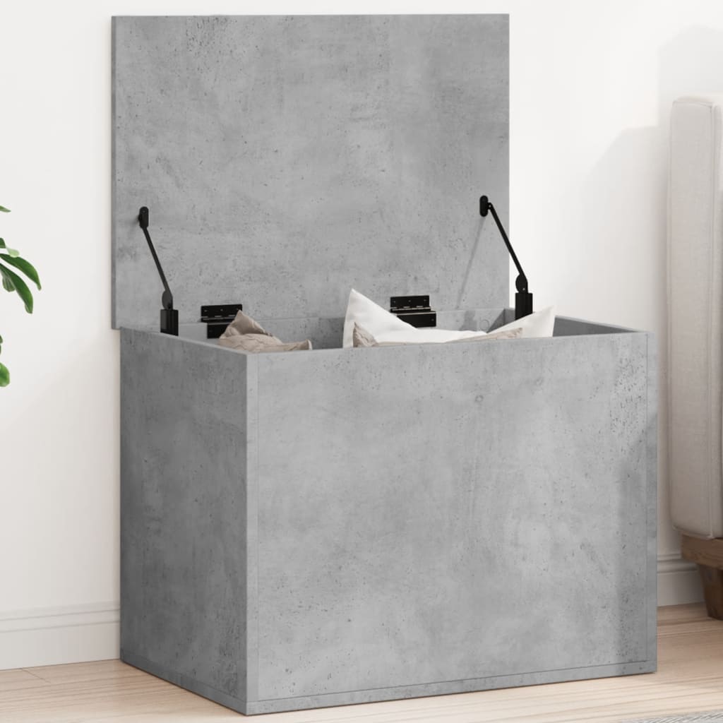 Aufbewahrungstruhe Weiß 84x42x46 cm Holzwerkstoff