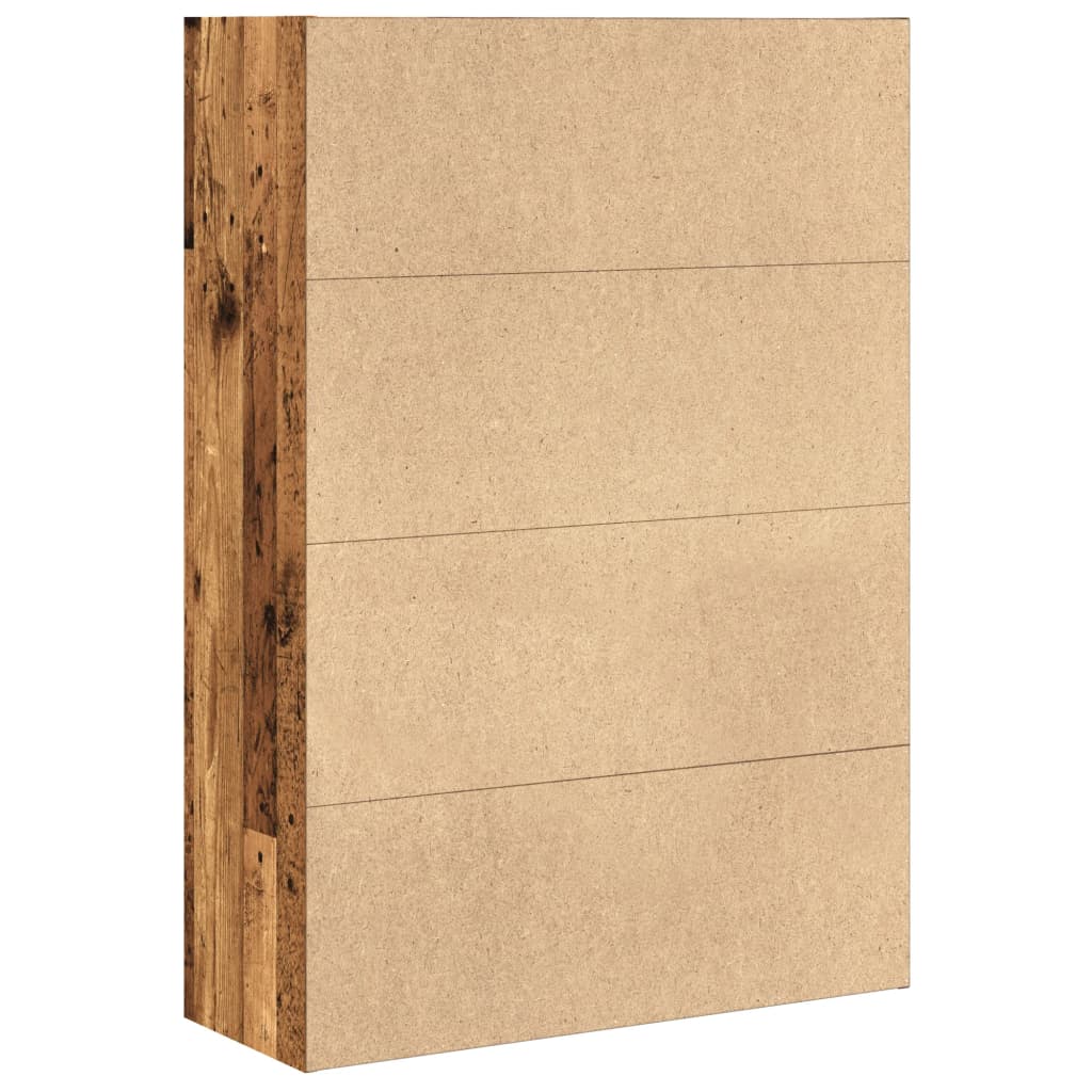 Bücherregal Weiß 80x30x189 cm Holzwerkstoff