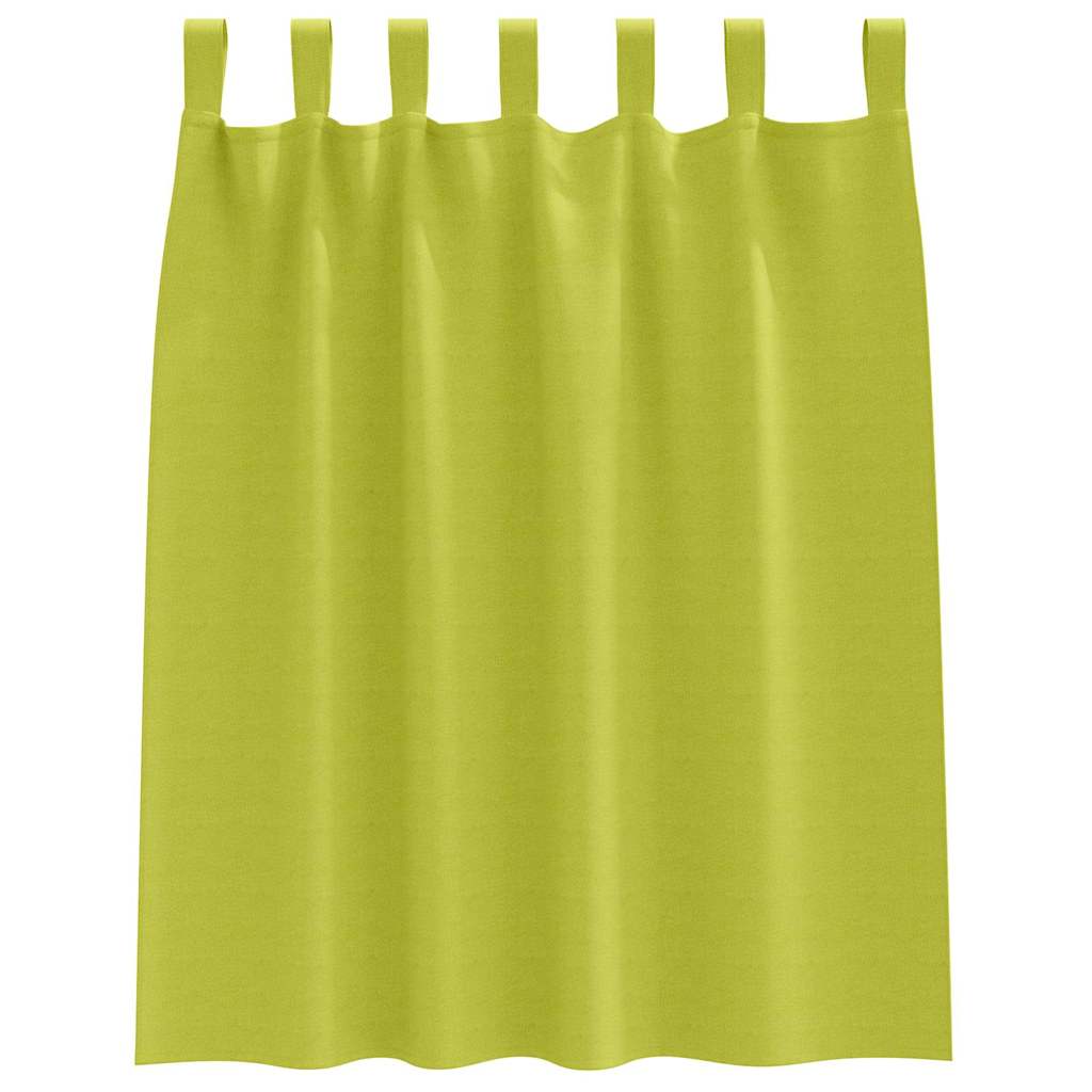 Verdunkelungs-Vorhänge mit Ringen 2 pcs Beige 140 x 140 cm