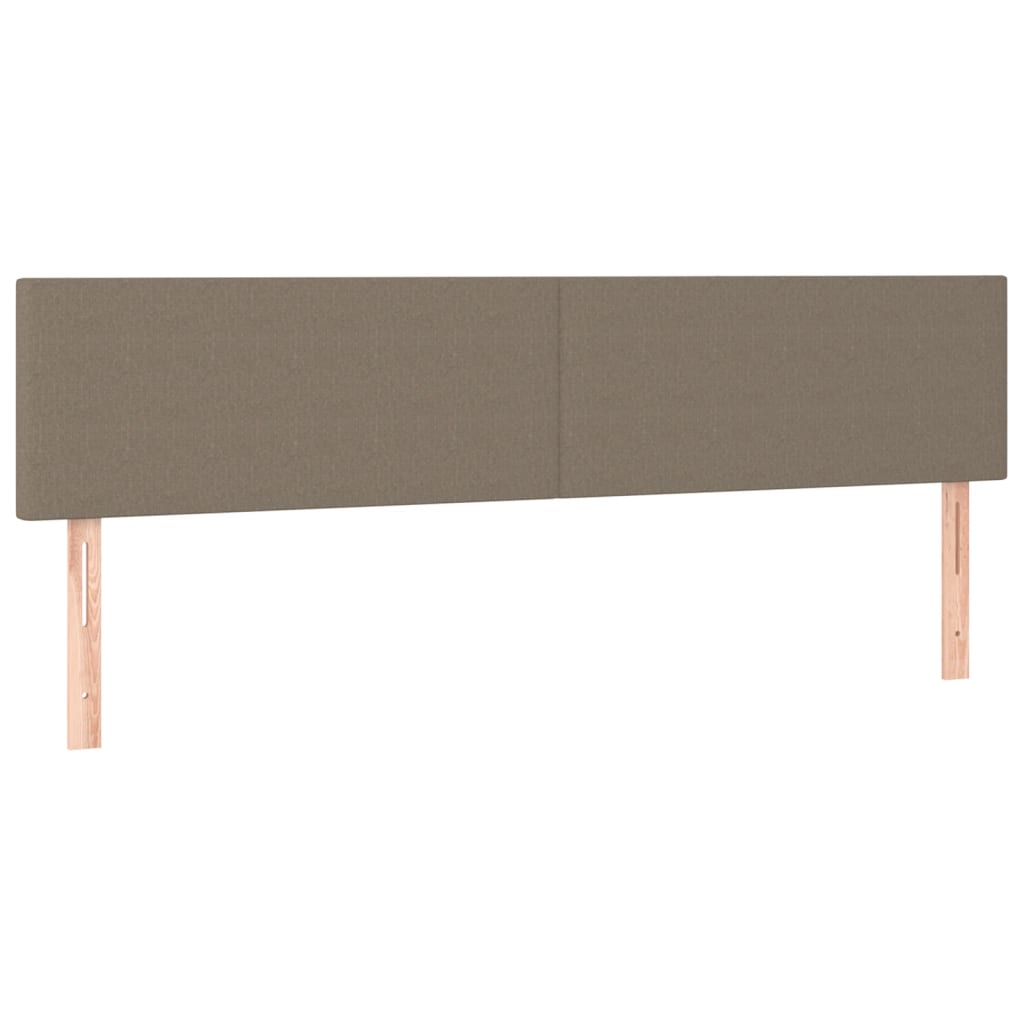 Kopfteil Hellgrau 80x5x118/128 cm Stoff