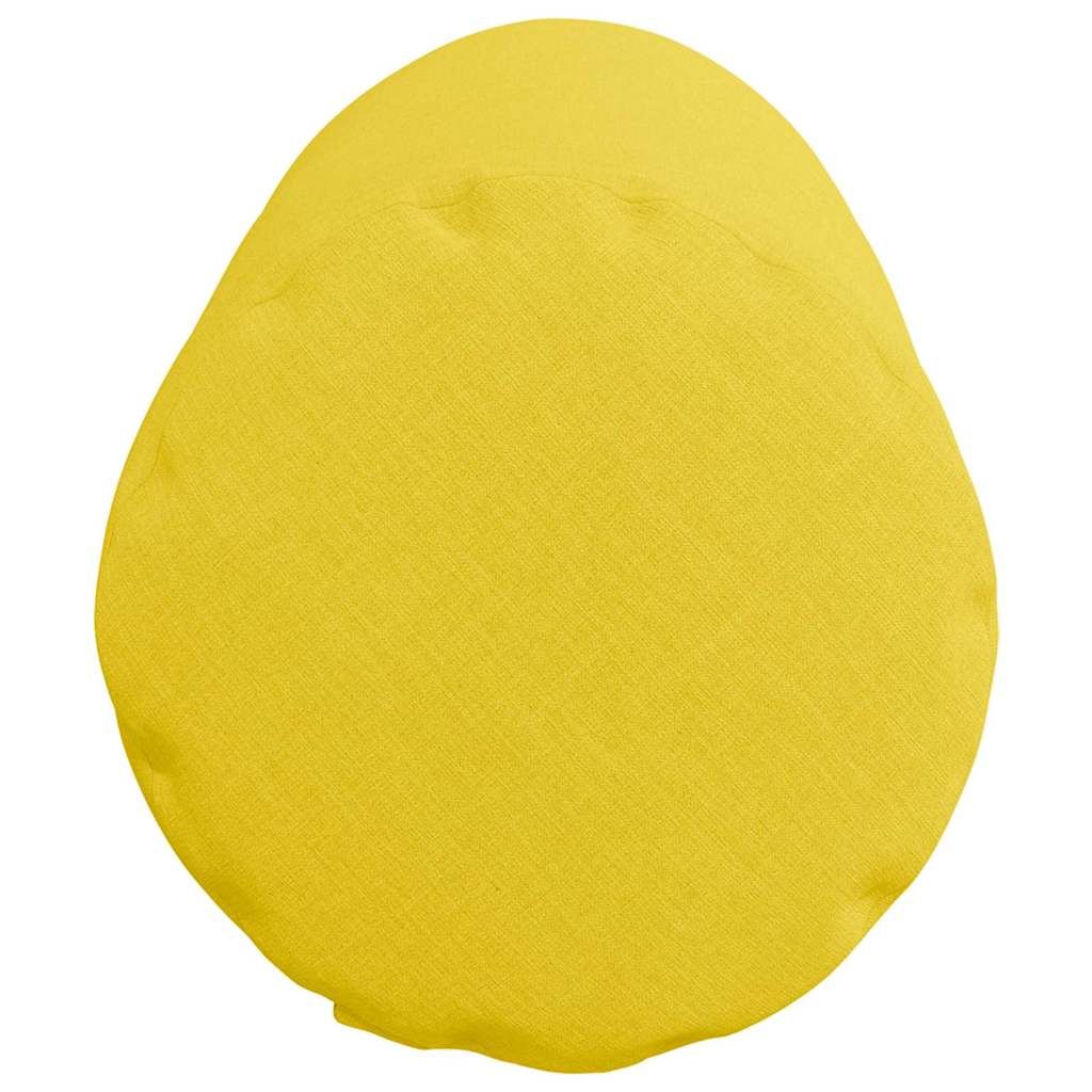 Bolsterkissen 2 Stück Hellgrau Ø 15 x 40 cm Stoff