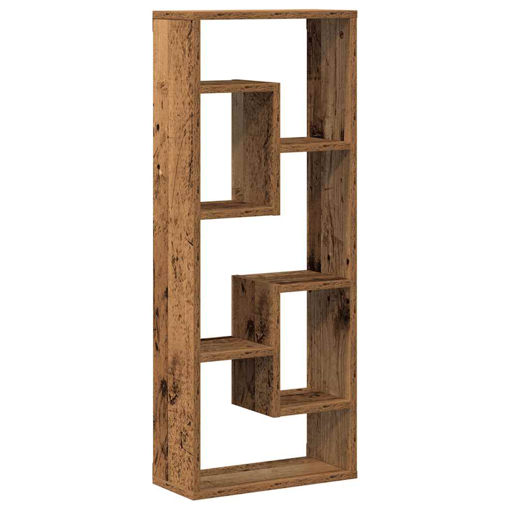 Wandregal Weiß 36x16x90 cm Holzwerkstoff