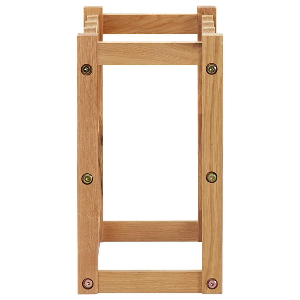 Weinregal für 6 Flaschen 37 x 21 x 21 cm Eiche Massivholz