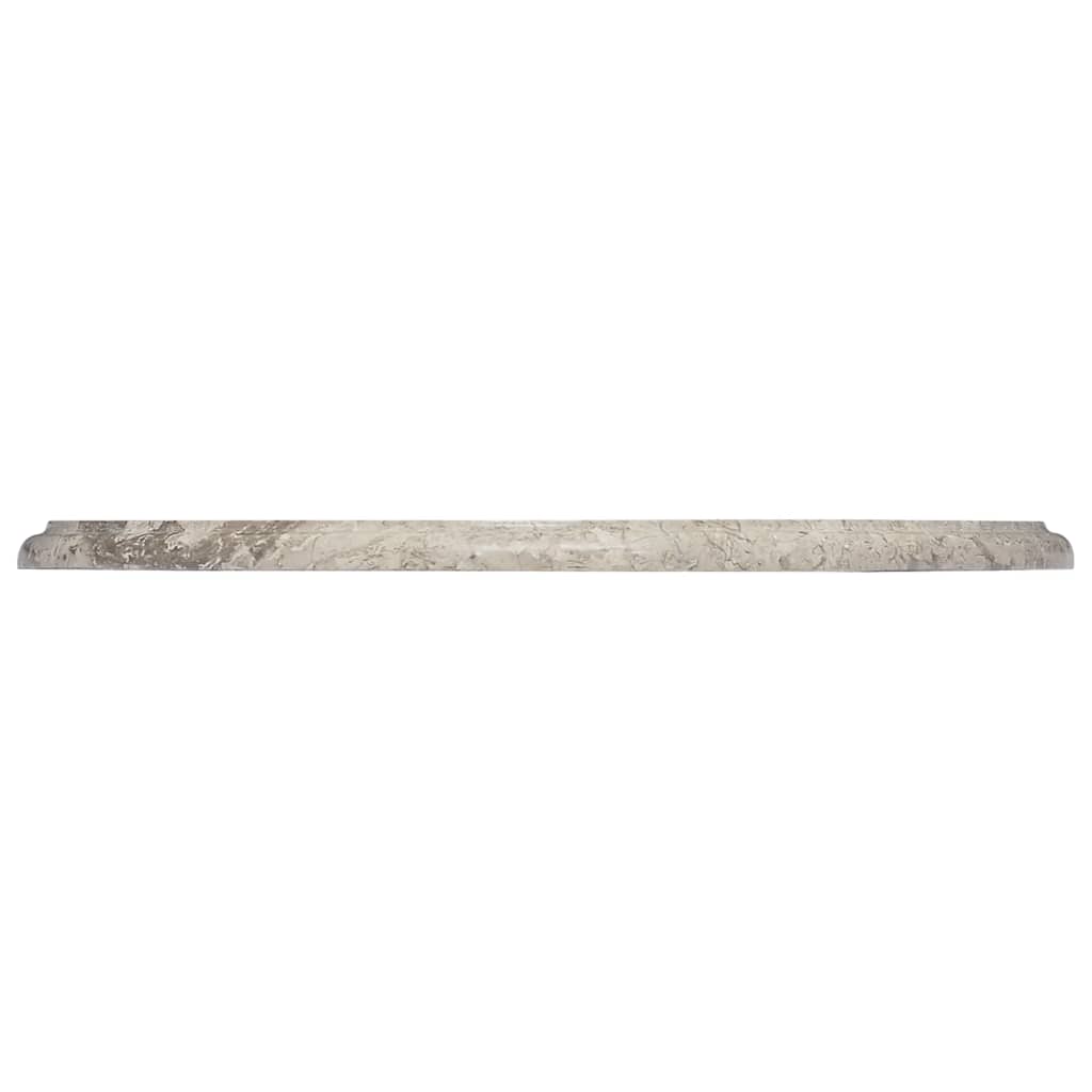 Tischplatte Creme Ø40x2,5 cm Marmor