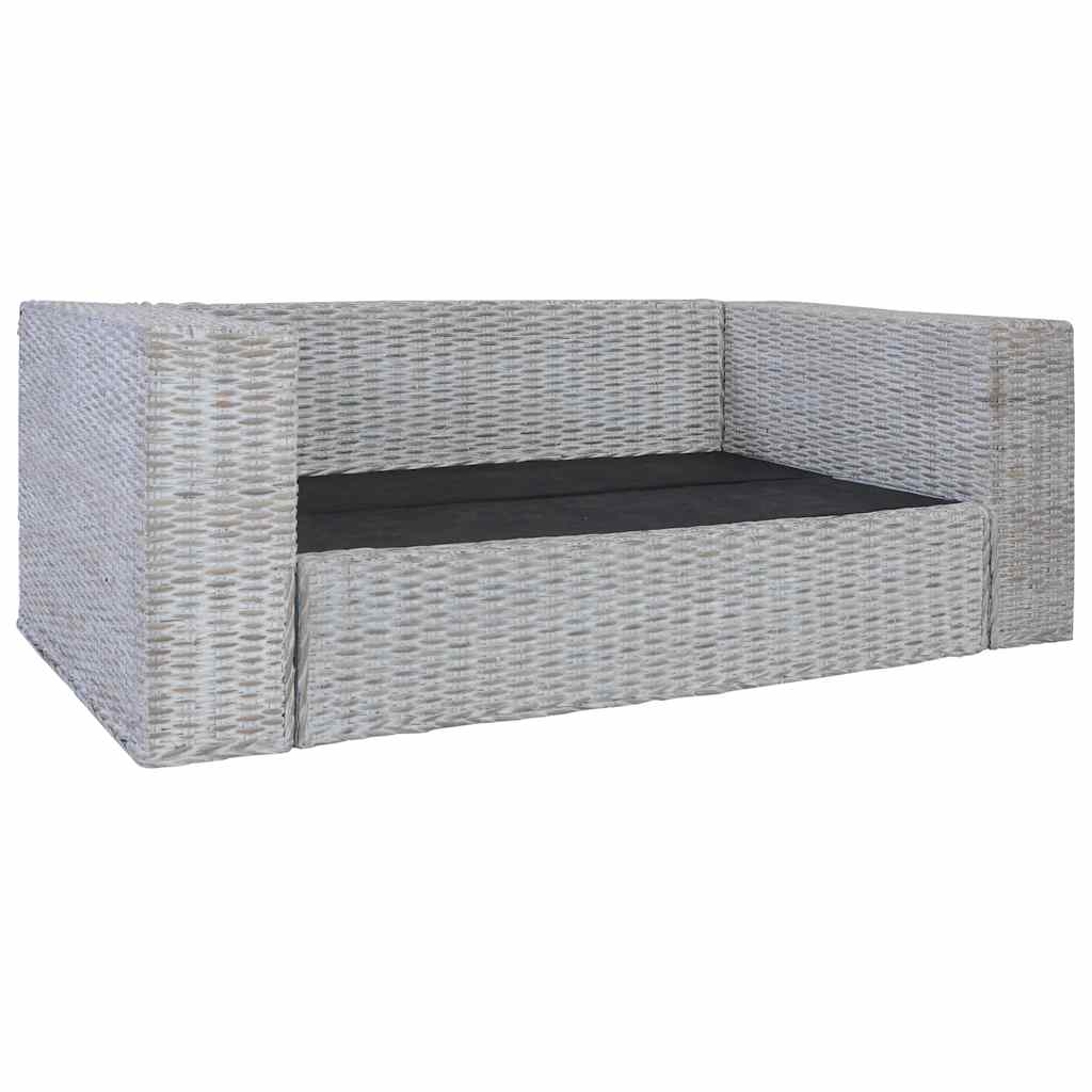 2-Sitzer Sofa Echtes Rattan
