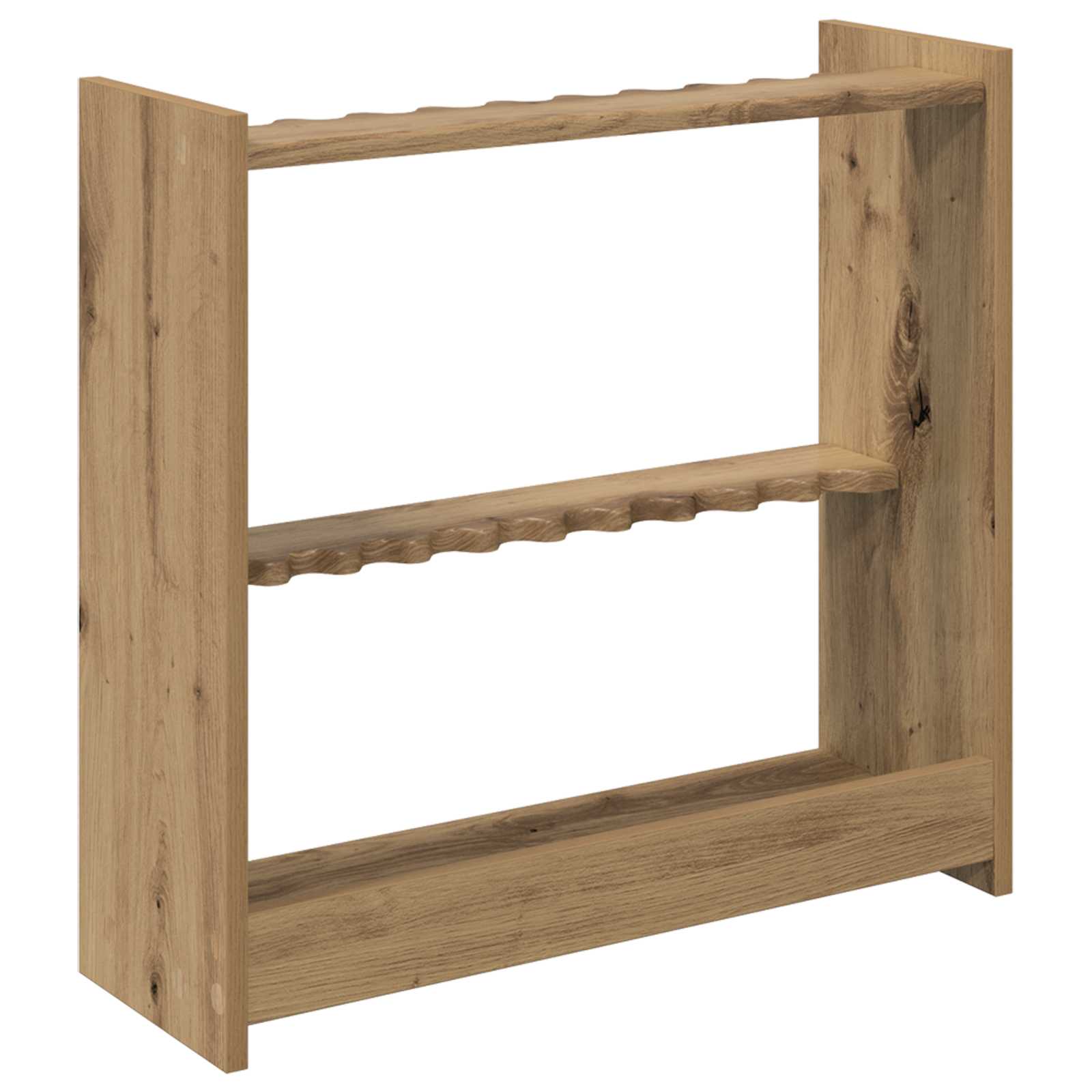 Billardqueue-Ständer Holzwerkstoff 60 x 20 x 57 cm Weiß