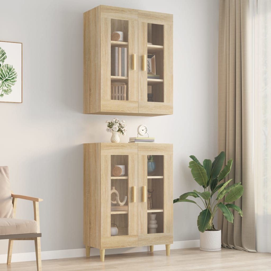 Hängeschrank Weiß 69,5x34x90 cm
