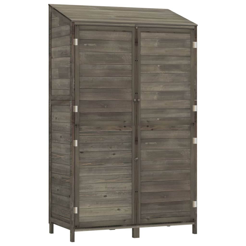 Geräteschuppen 55x52x174,5 cm Massivholz Tanne