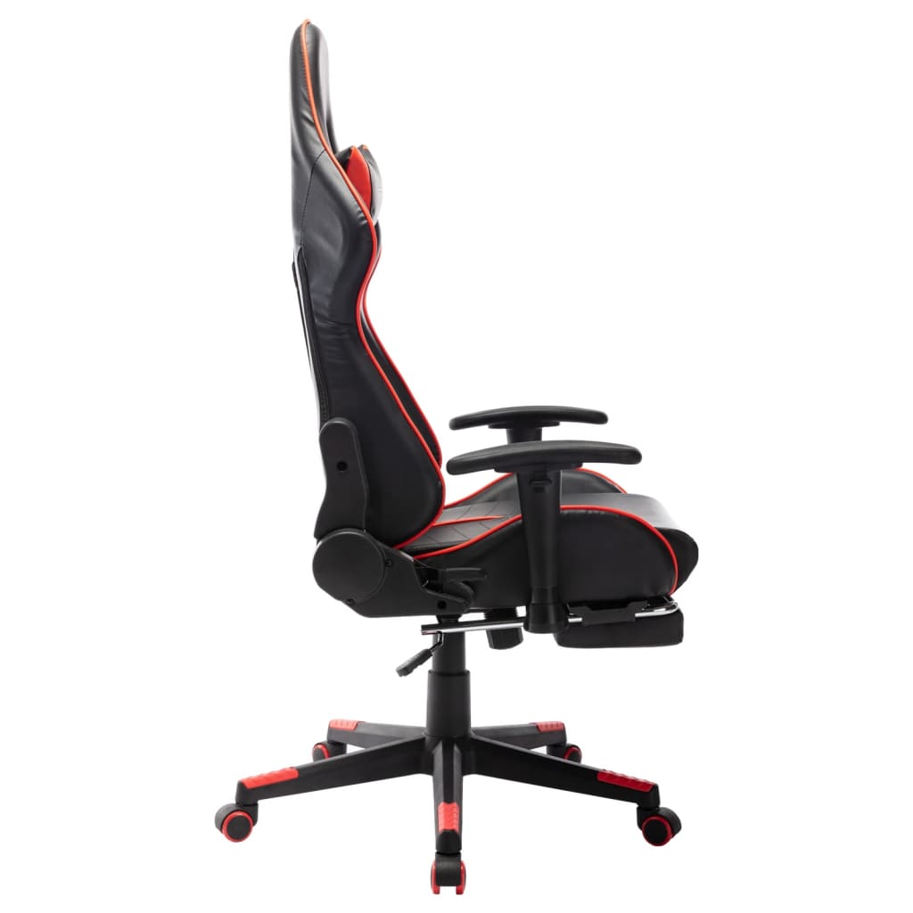 Gaming-Stuhl Schwarz und Blau Kunstleder