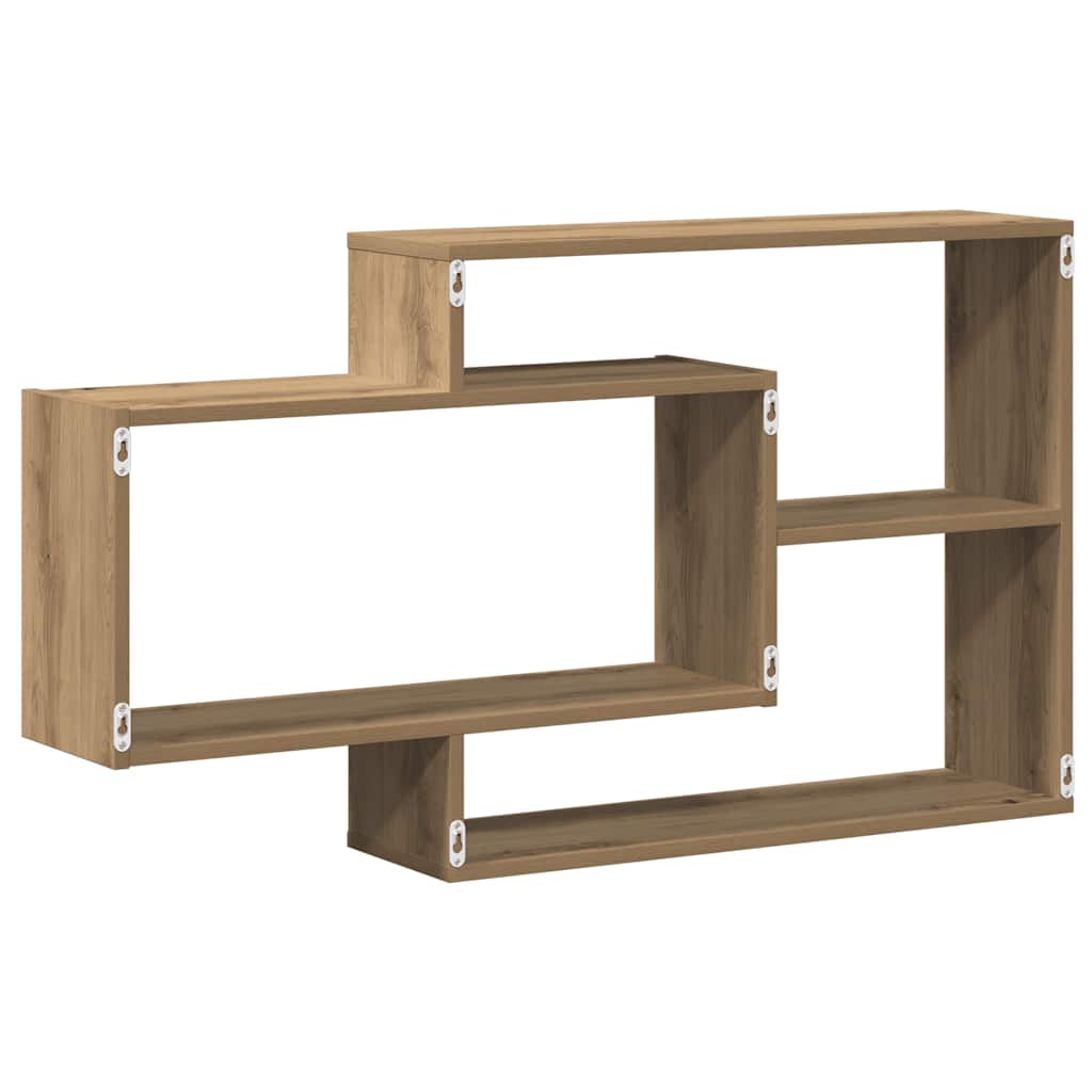 Wandregale Weiß 104x20x58,5 cm Holzwerkstoff