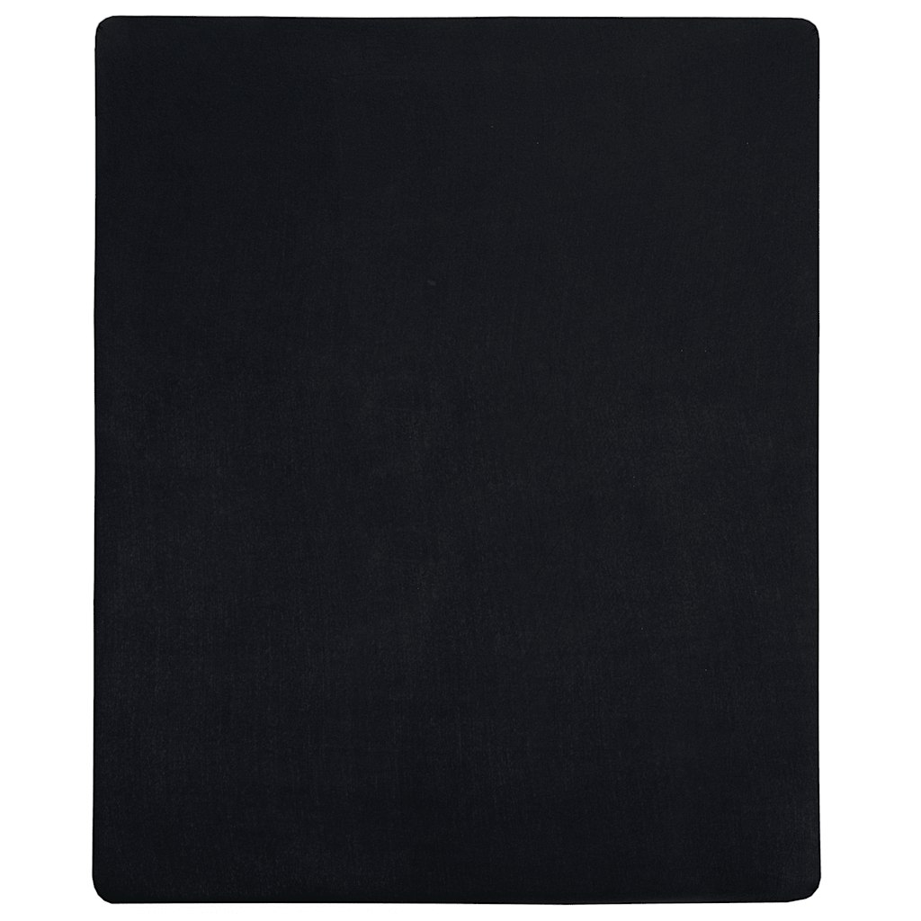 Spannbettlaken Jersey Anthrazit 90x200 cm Baumwolle