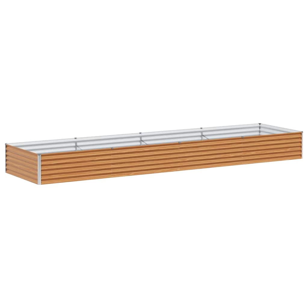 Garten-Hochbeet 100 x 50 x 36 cm Cortenstahl