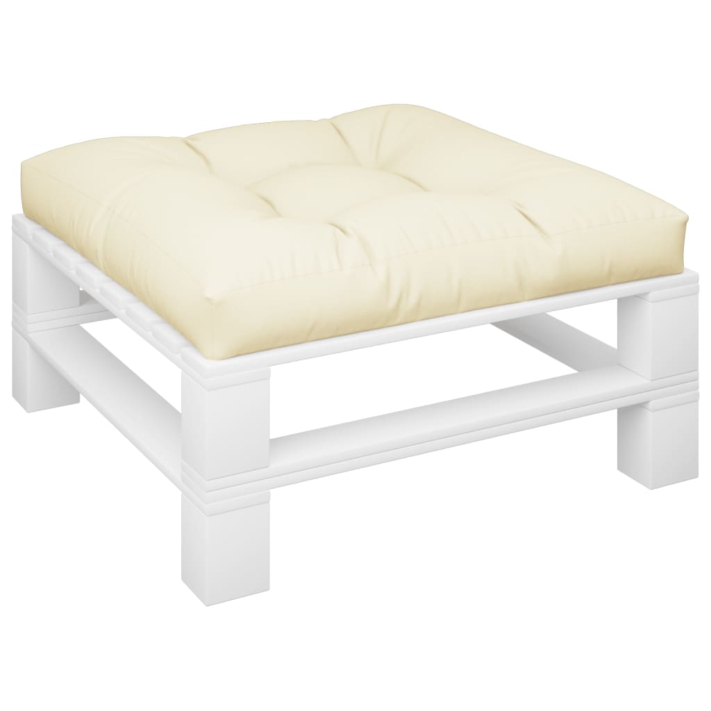 Palettenkissen Anthrazit 50x50x12 cm Stoff
