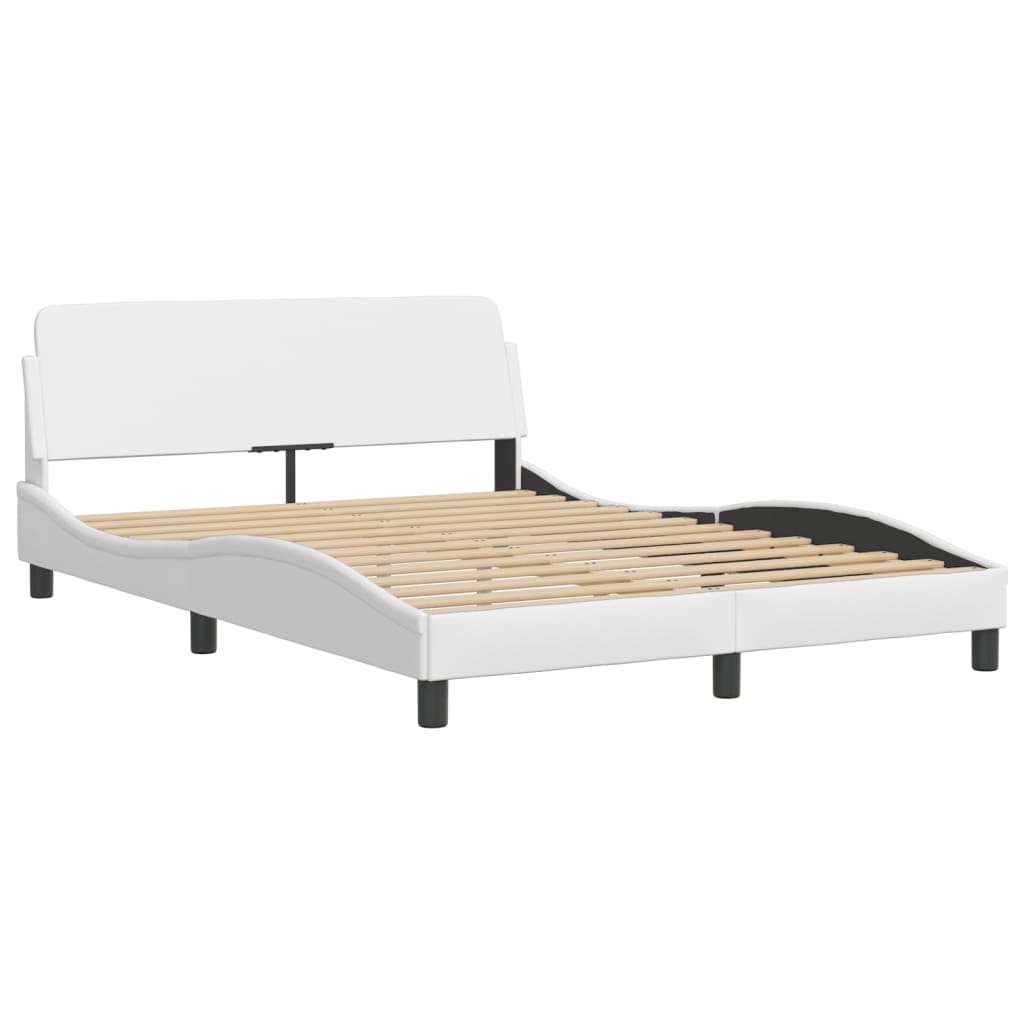 Bett mit Matratze "Dover" Schwarz 80x200 cm Kunstleder
