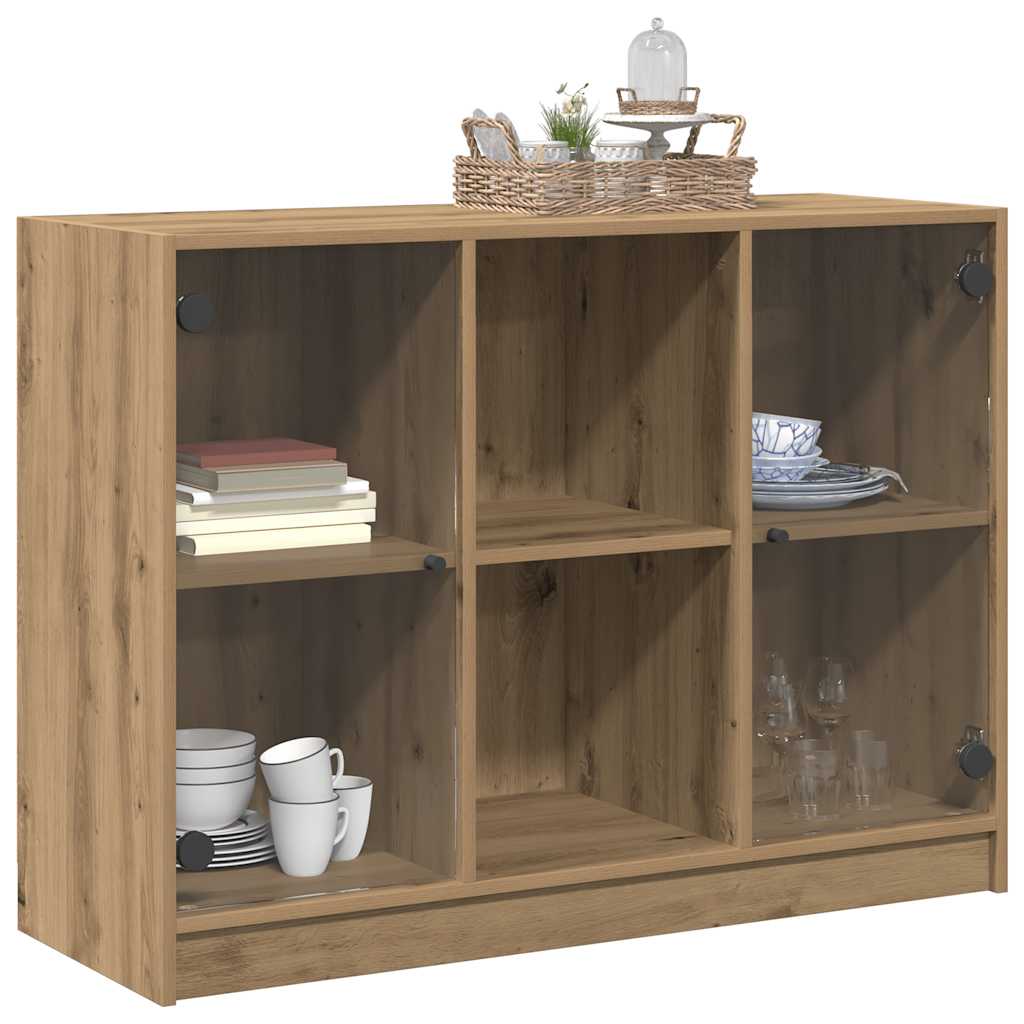 Bücherschrank mit Türen Weiß 204x37x75 cm Holzwerkstoff