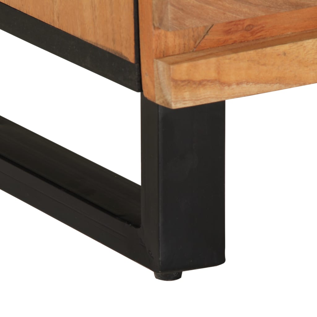 TV-Schrank Braun 70x34x46 cm Massivholz Mango
