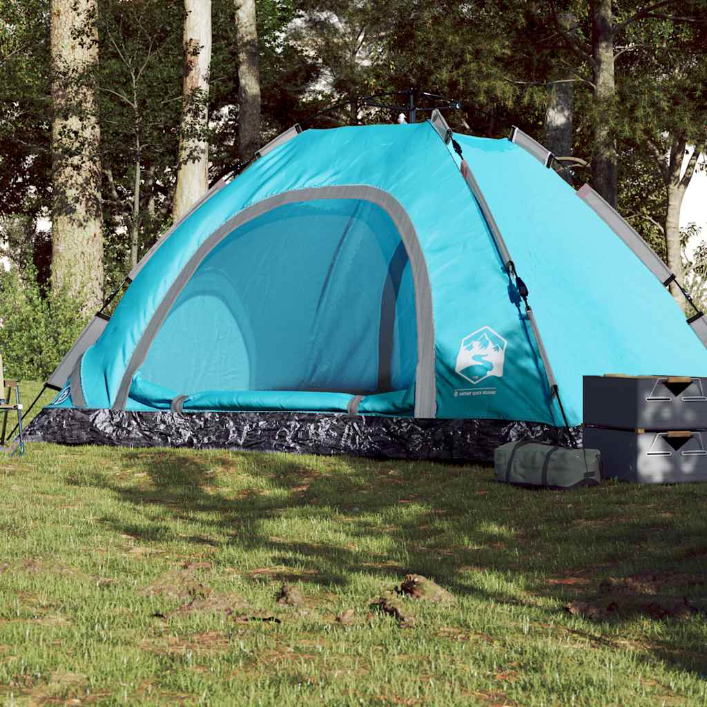Campingzelt 2 Personen Grün Quick Release