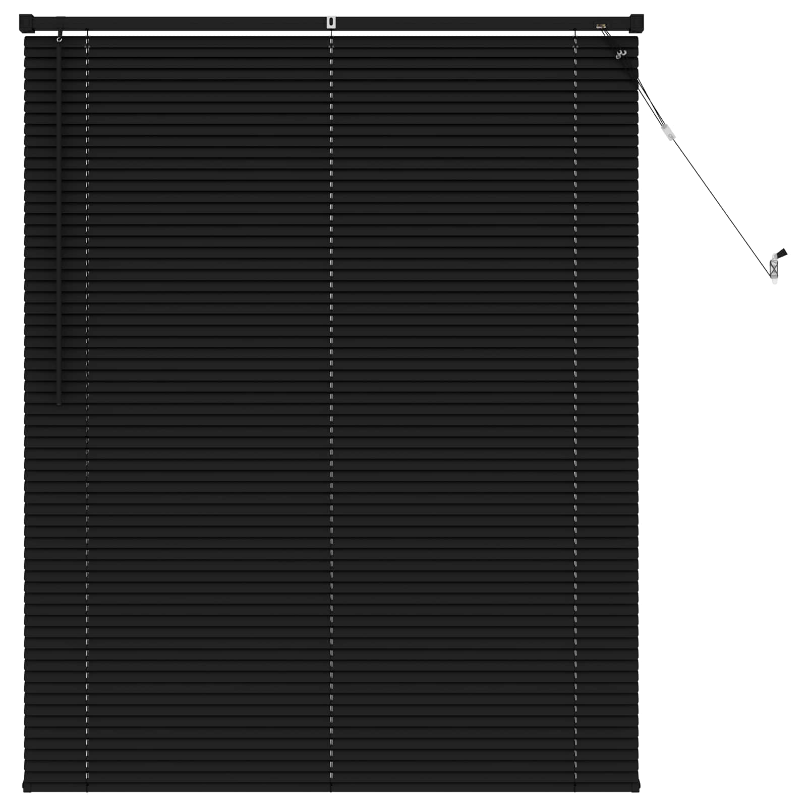 Jalousie Silber Grau 150 x 40 cm 25 mm PVC