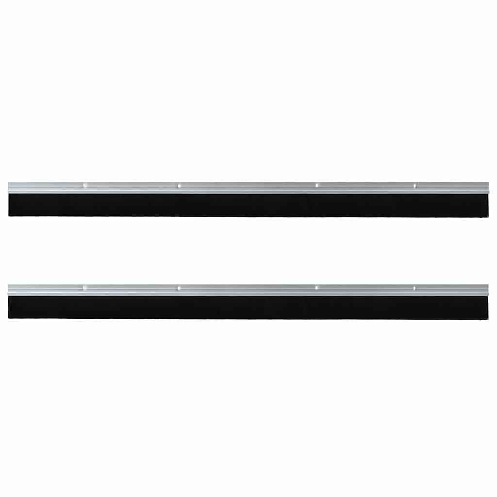 Aufsteck Türbürstendichtungen 2 pcs Braun 100 cm