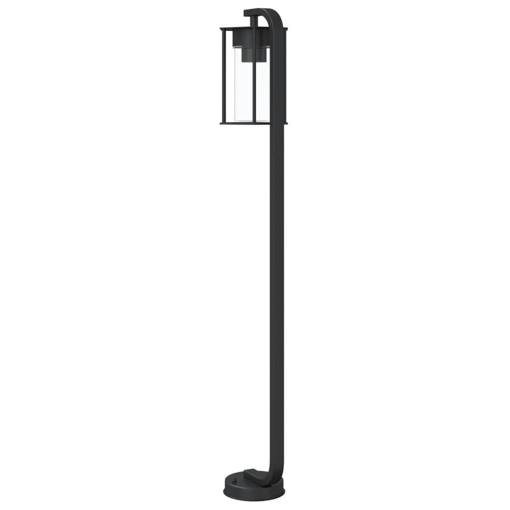 Wegeleuchten 3 Stk. Schwarz 60 cm Edelstahl