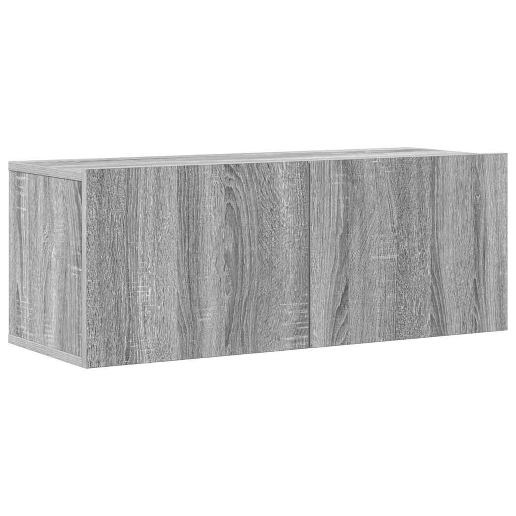 4-tlg. TV-Schrank-Set Sonoma-Eiche Holzwerkstoff