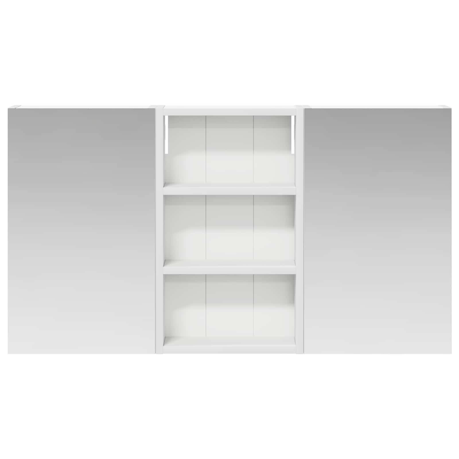 Badezimmerschrank-Set 3 pcs 80 x 10,5 x 50 cm Holzwerkstoff