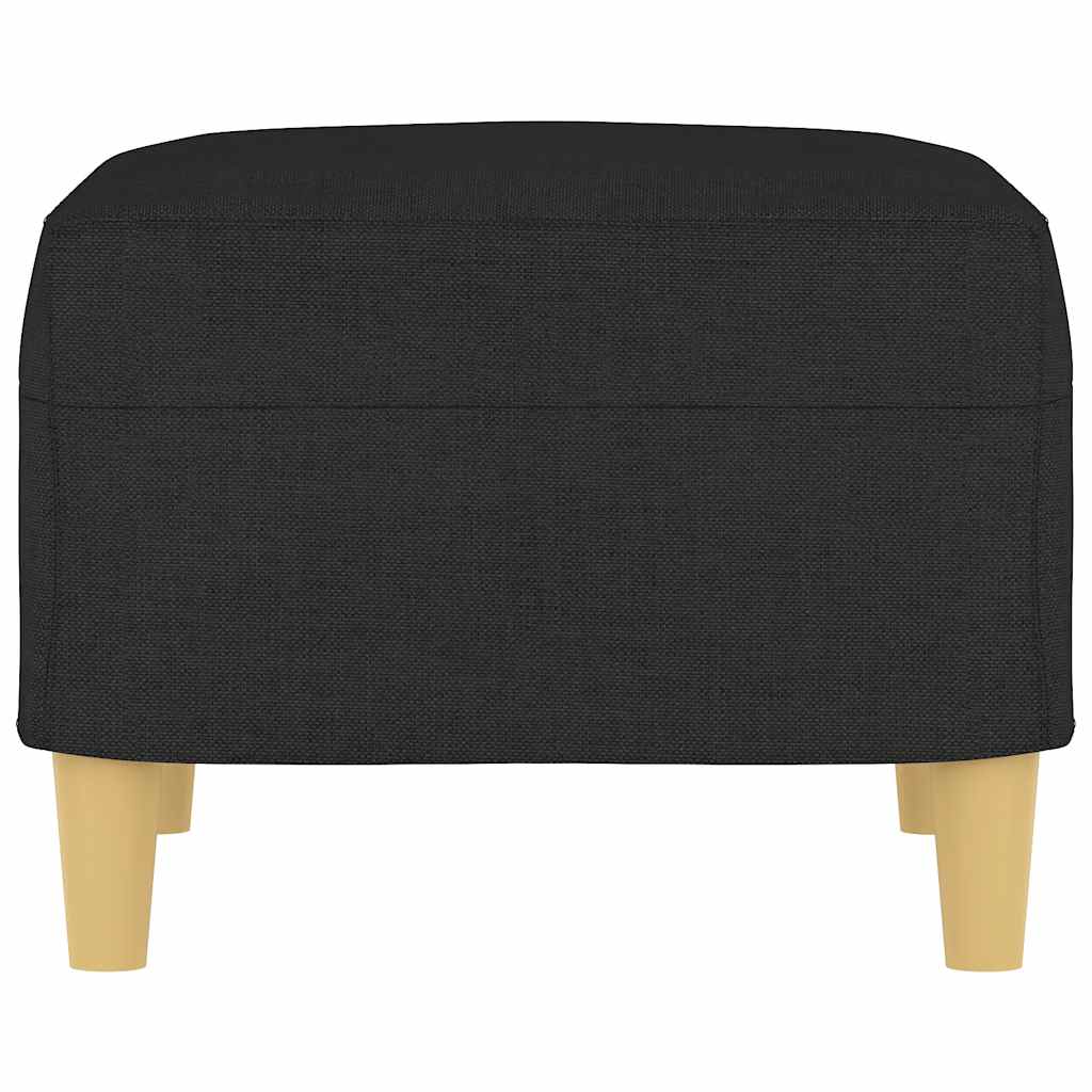 Fußhocker Hellgrau 60x50x41 cm Stoff