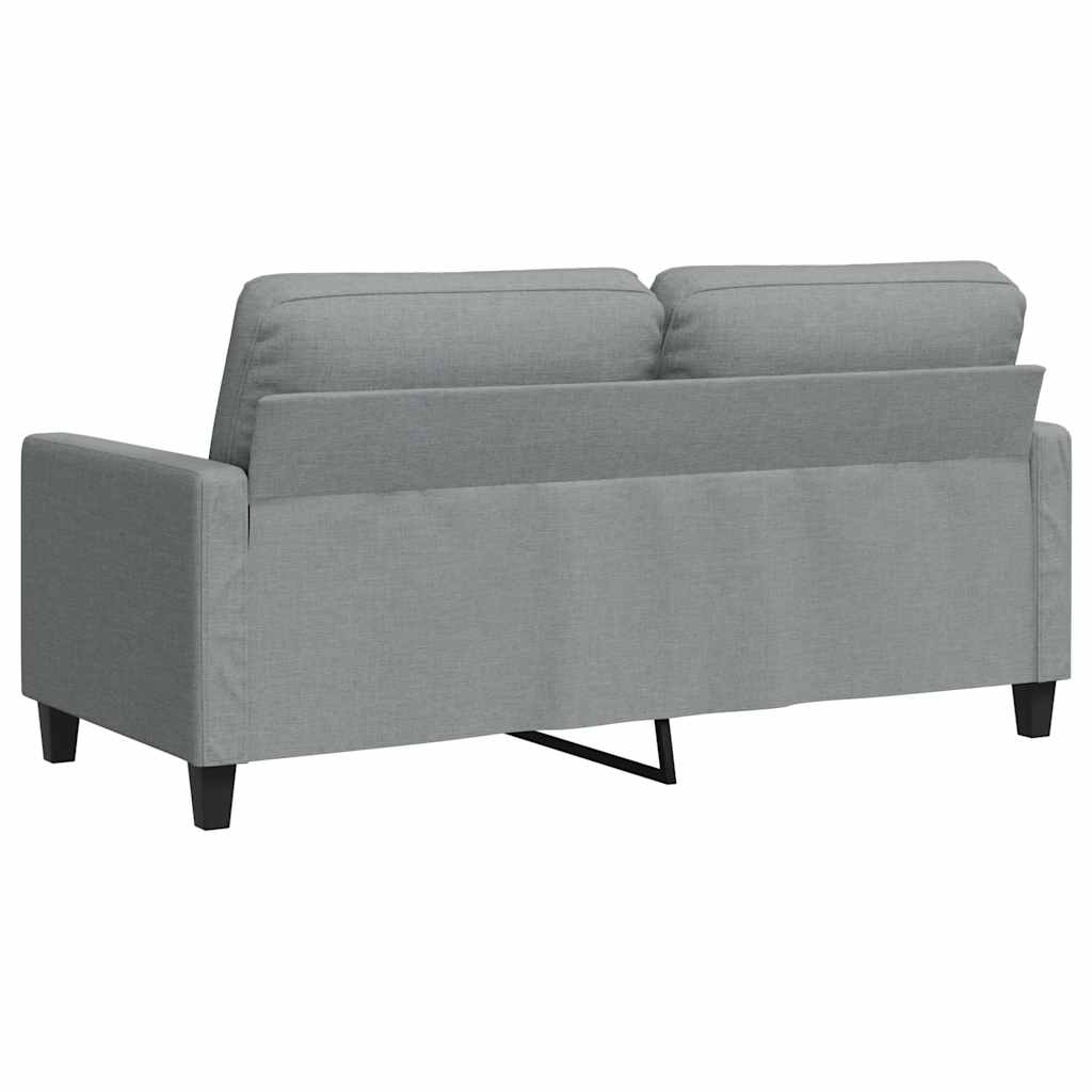 3-Sitzer-Sofa Hellgrau 180 cm Stoff
