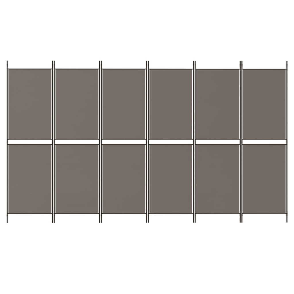 3-teiliger Raumteiler Beige 150 x 180 cm Stoff