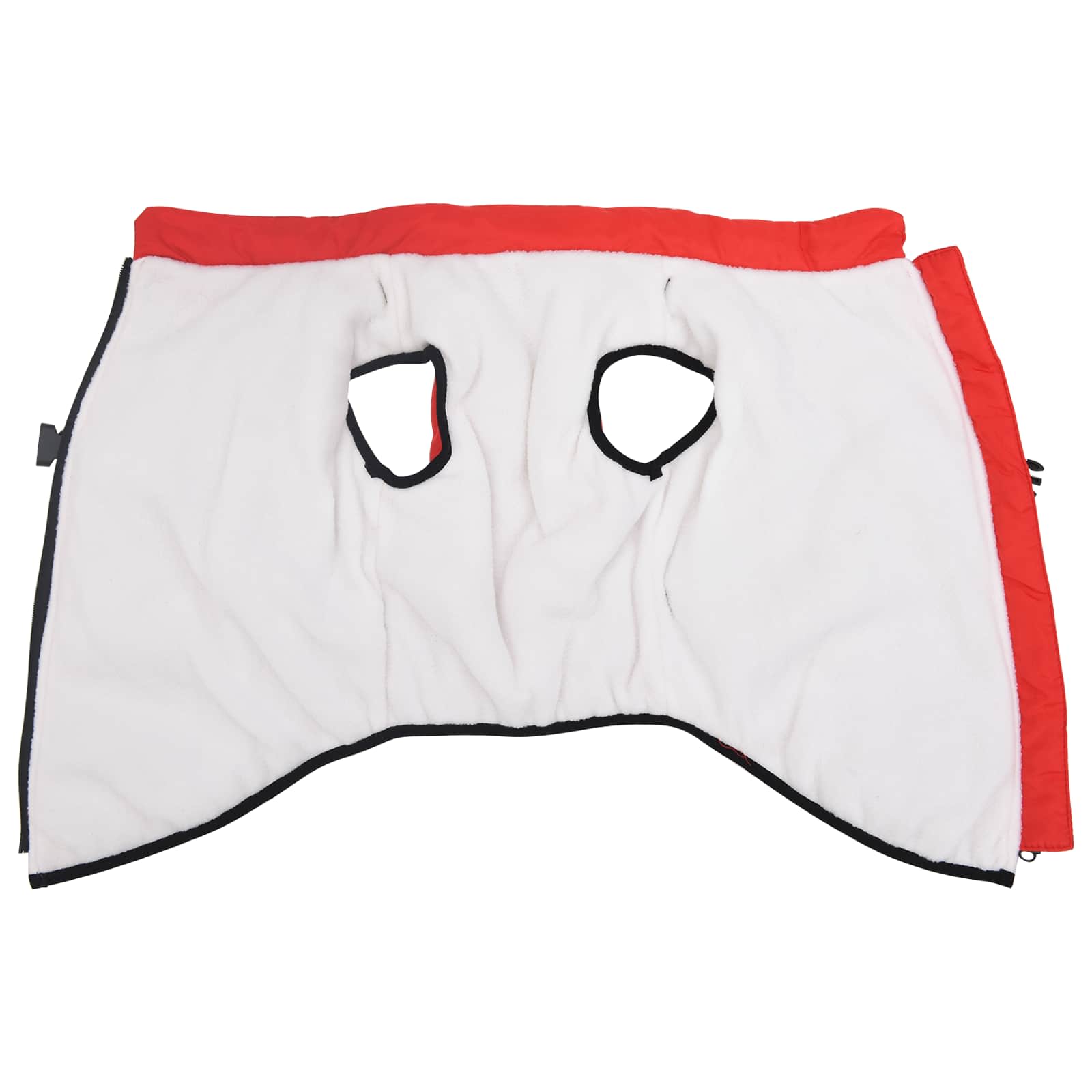 Hundemantel Rot L24 Fleece und Polyester