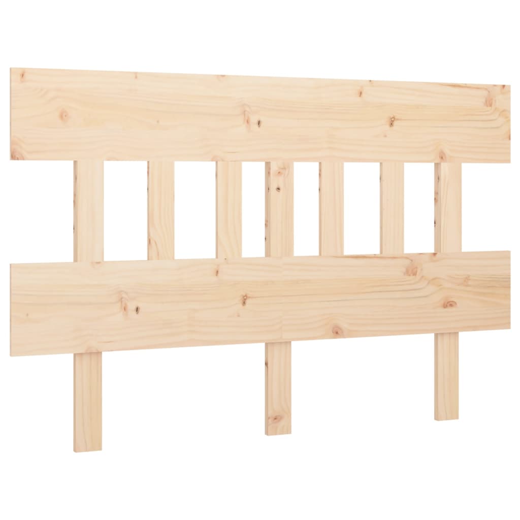 Bett-Kopfteil Schwarz 78,5x3x81 cm Massivholz Kiefer
