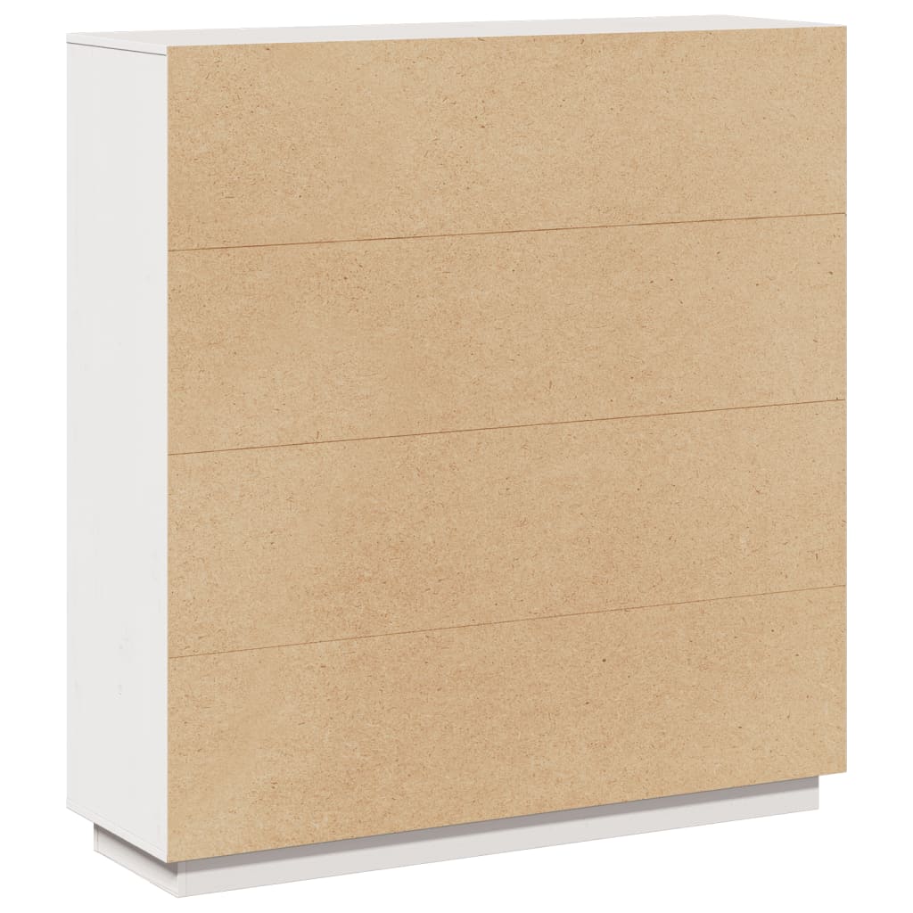 Highboard 110,5x35x117 cm Massivholz Kiefer