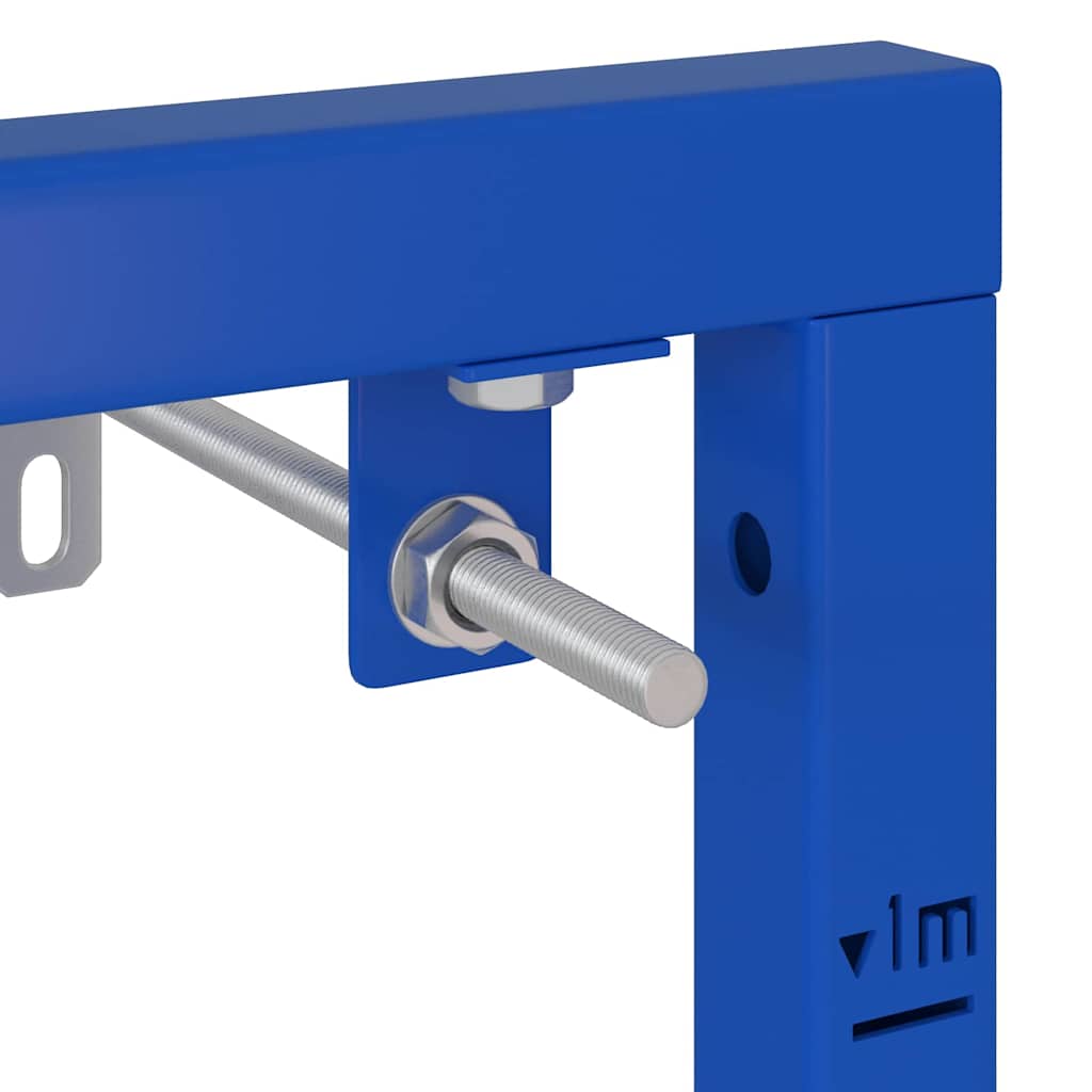 Badezimmer Wandstütze Blau 50 x 3 x 112 cm