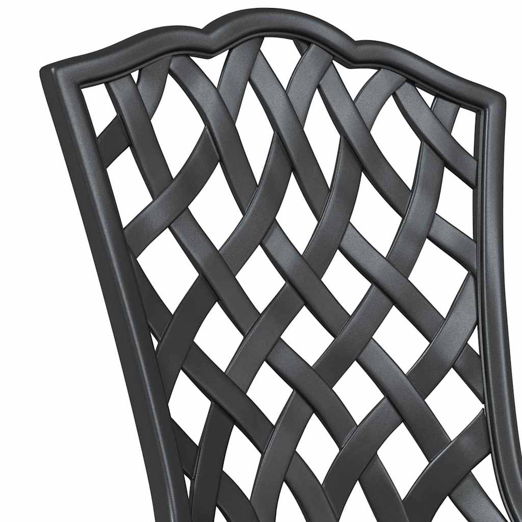 Gartenstuhl 2 pcs Bronze 39 x 40 x 87cm Aluminium
