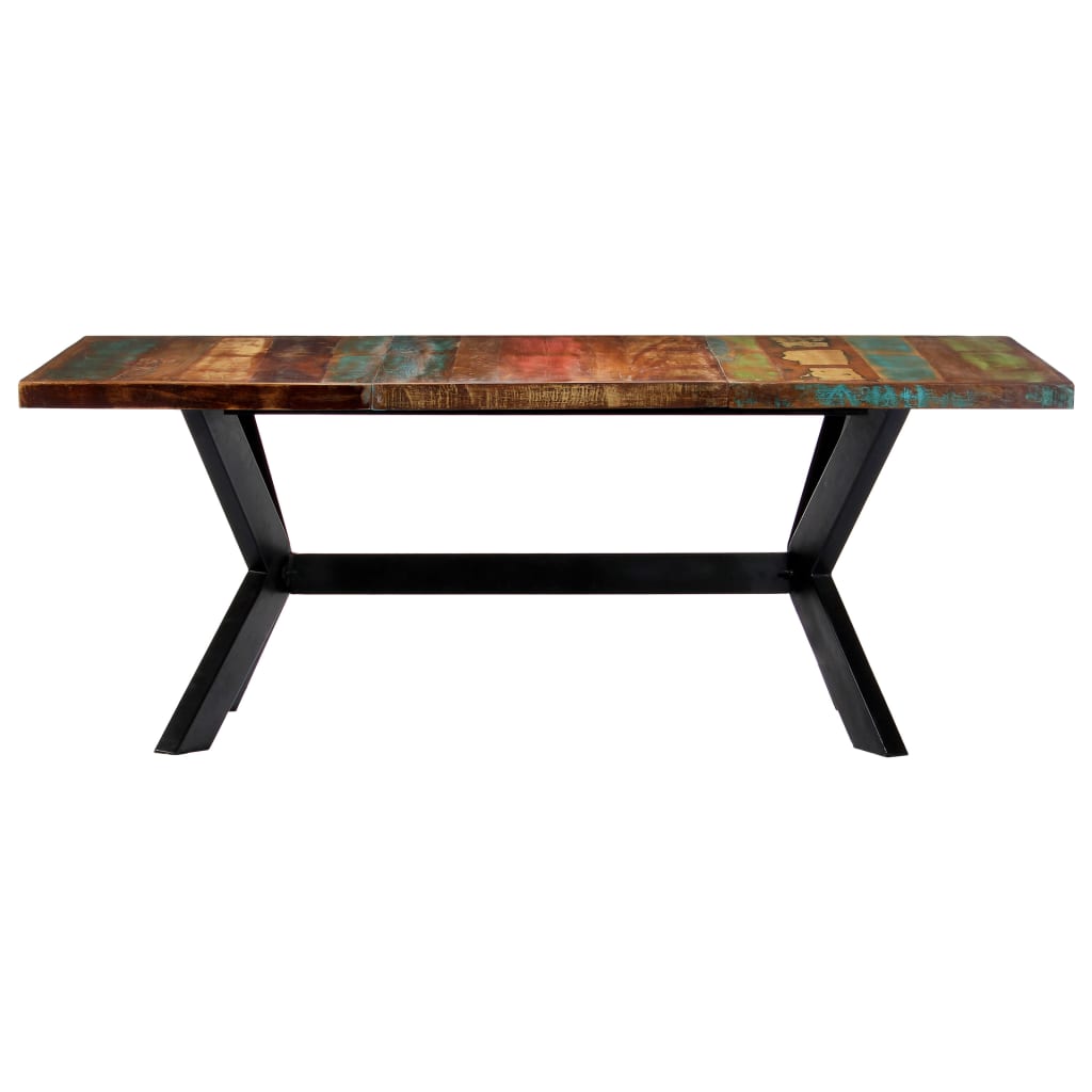 Esstisch Massivholz Mango und Stahlgestell 180 cm