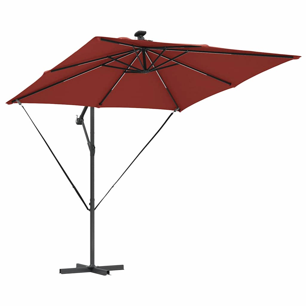 Sonnenschirm Sand 249 x 249 x 250 cm Polyester und Aluminium