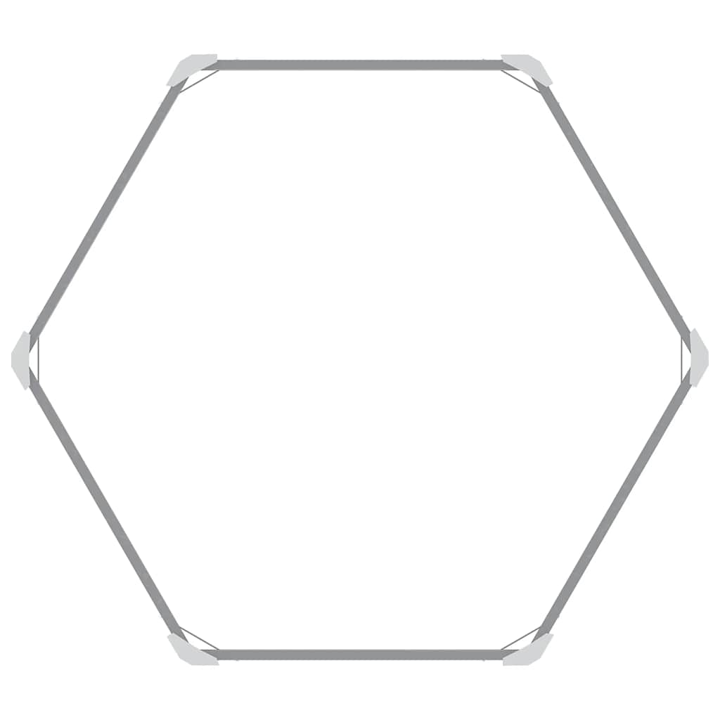 Garten-Hochbeet 129x45 cm Verzinkter Stahl Silber