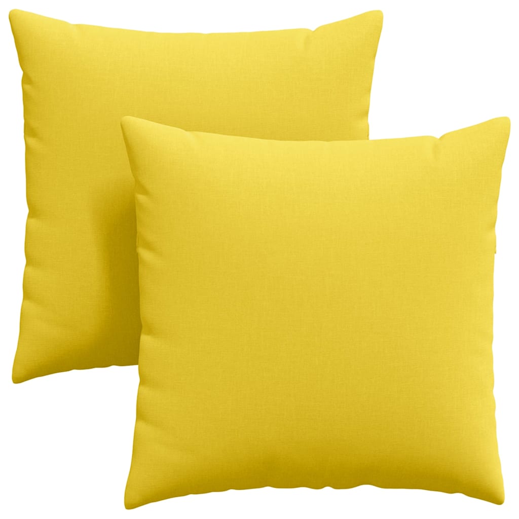 Sofakissen 2 pcs Hellgrau 50 x 30 cm Stoff