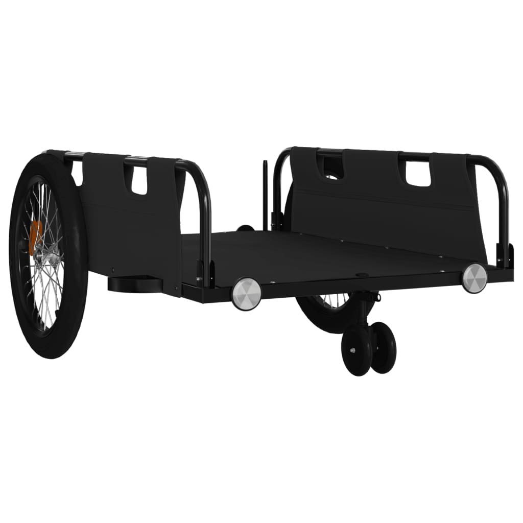 Fahrradanhänger Orange Oxford-Gewebe und Eisen